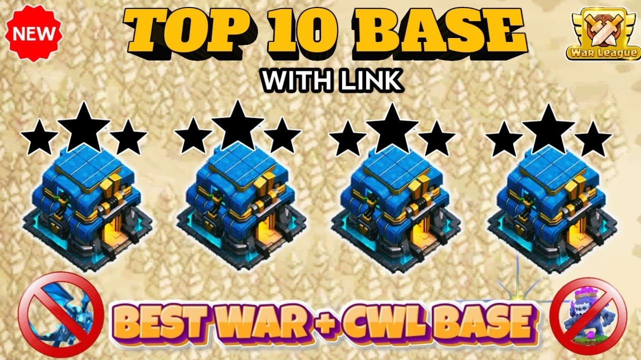 TOP 10 BEST TH12 WAR BASE ANTI E DRAG WITH REPLAY || TH12 WAR BASE WITH LINK ||TH12 BASE UPDATE 2024