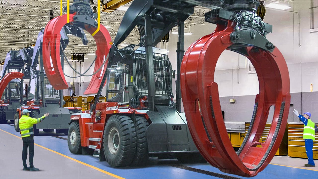 How Sweden Builds Massive Log Stackers From Scratch - Production Line