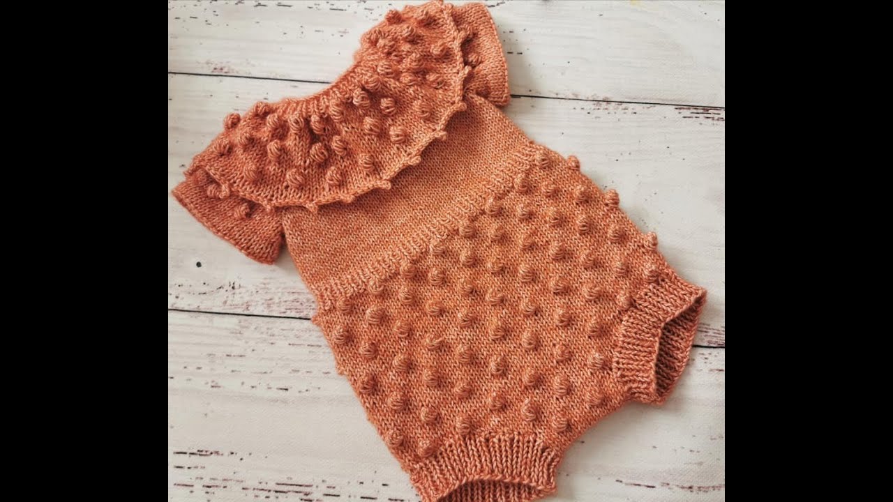 How To Knit 12-18months old romper Part I / The Oliver Set