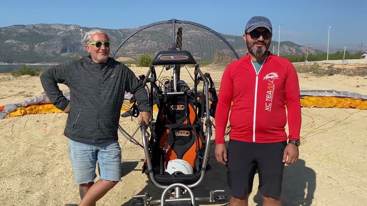 Ermenek'te ilk paramotor uçuşları yapıldı