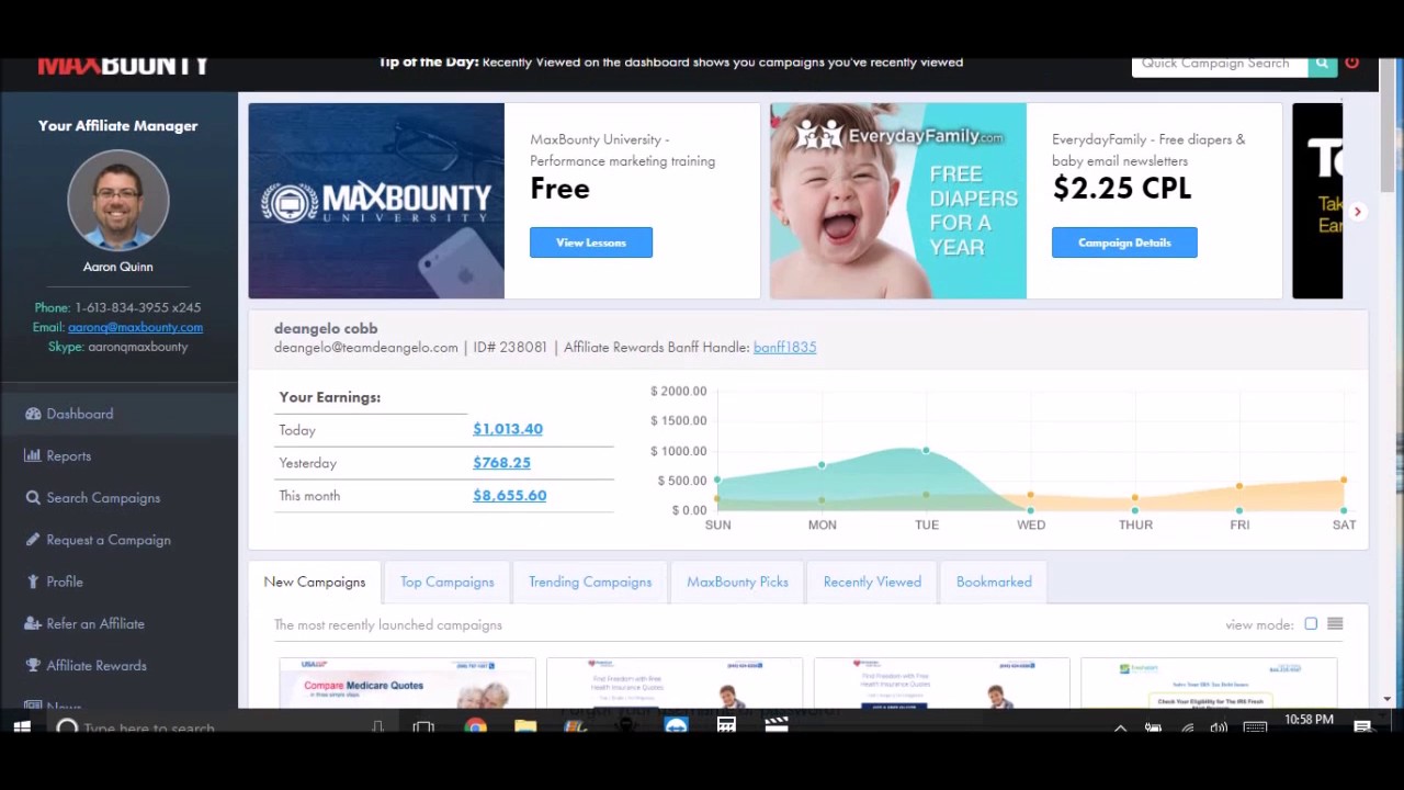 $1,000 With CPA Marketing In 1 Day MaxBounty 2019