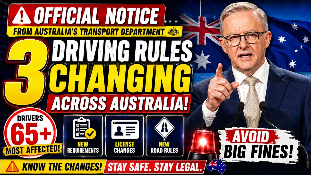🚨 Australia Announces 3 New Driving Rules for Seniors 65+ &mdash; Major Changes Start Soon 🇦🇺