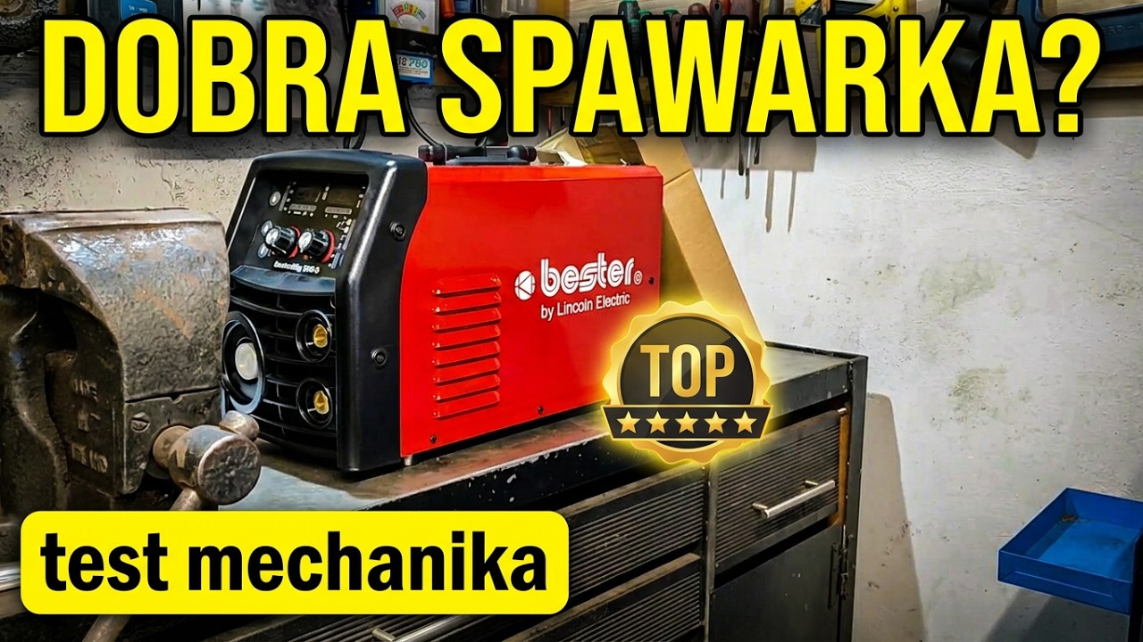 Spawarka Bester MIG 200-S Pierwsze wrażenia i test mechanika #bester #spawarka #test #4wheelsbydavid