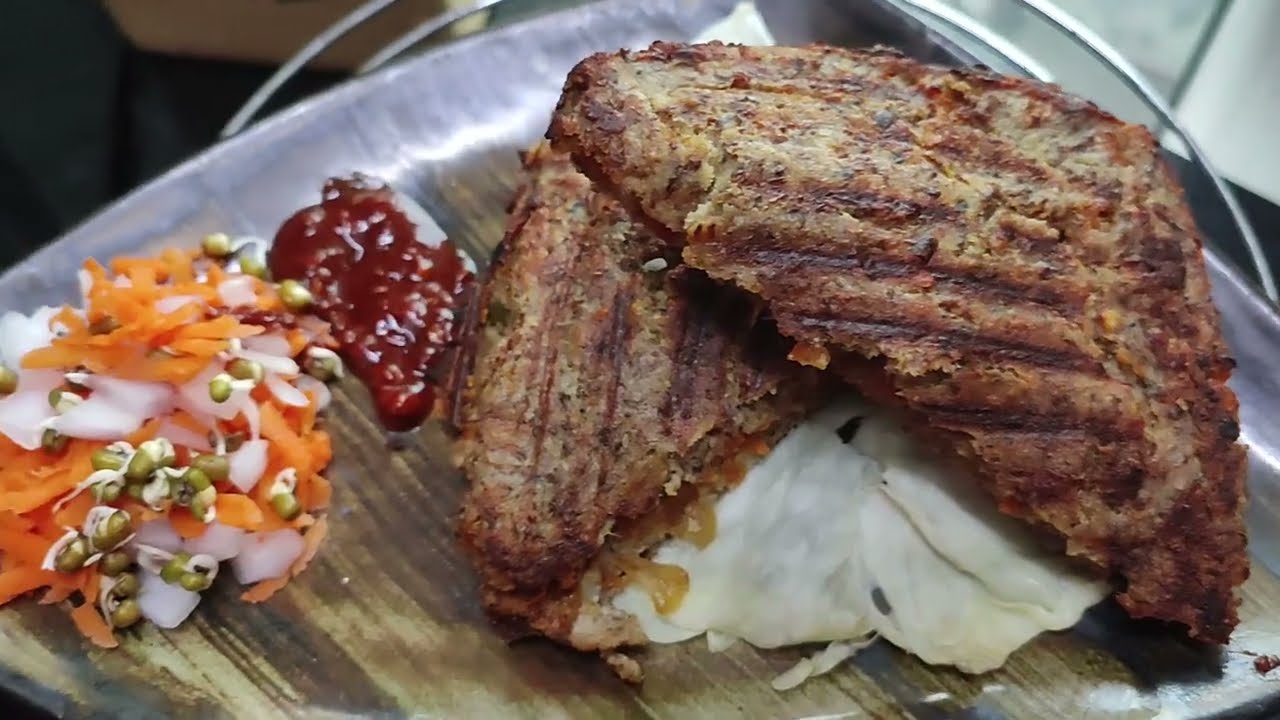 Healthy Sandwich Without Bread I High Protein Sandwich I No Bread Stuffed Sandwich I Healthy & Tasty