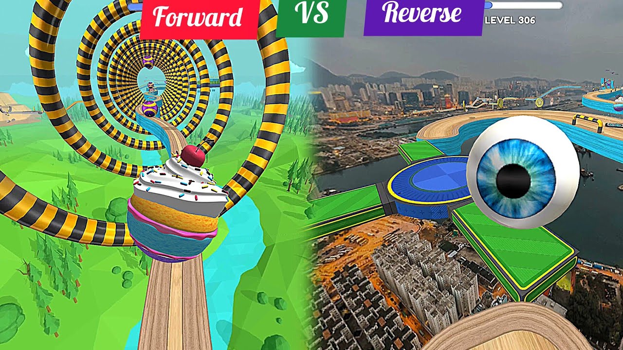 Going Balls ⏩ Forward VS ⏪ Reverse 💥 Nafxitrix Gaming Game 16