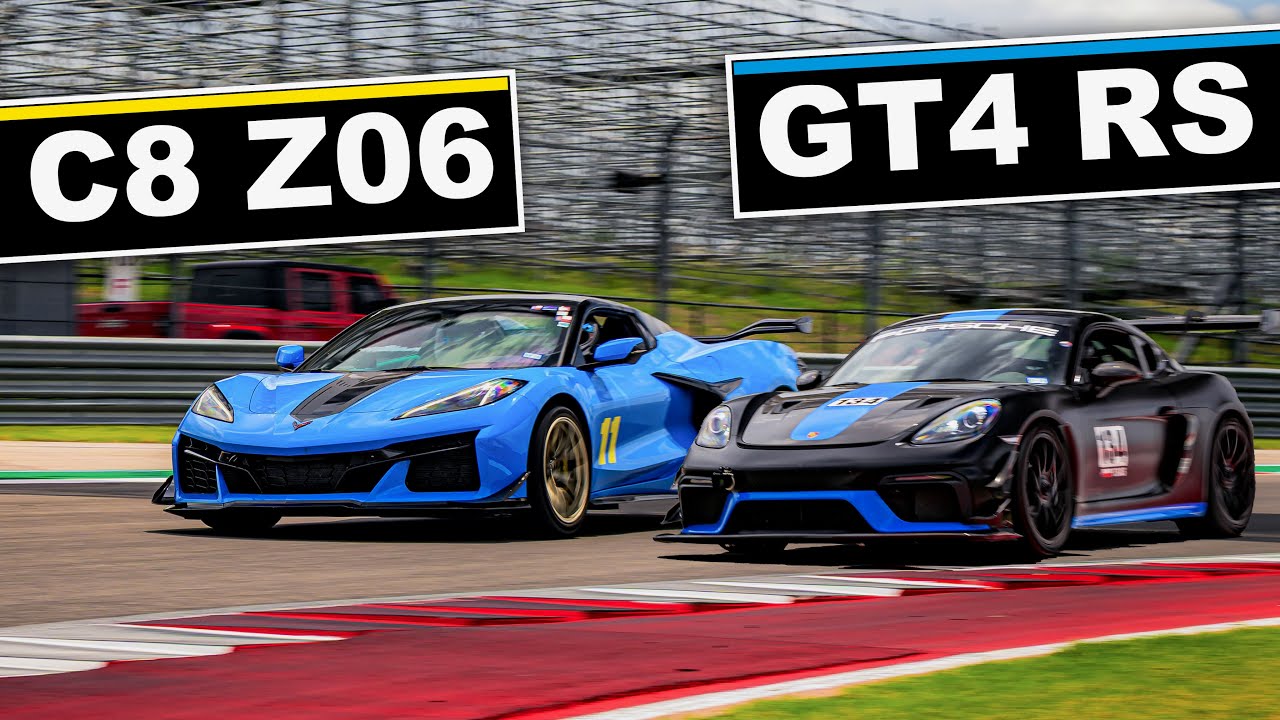 Z06 vs GT4 RS : American Power Meets German Engineering at COTA