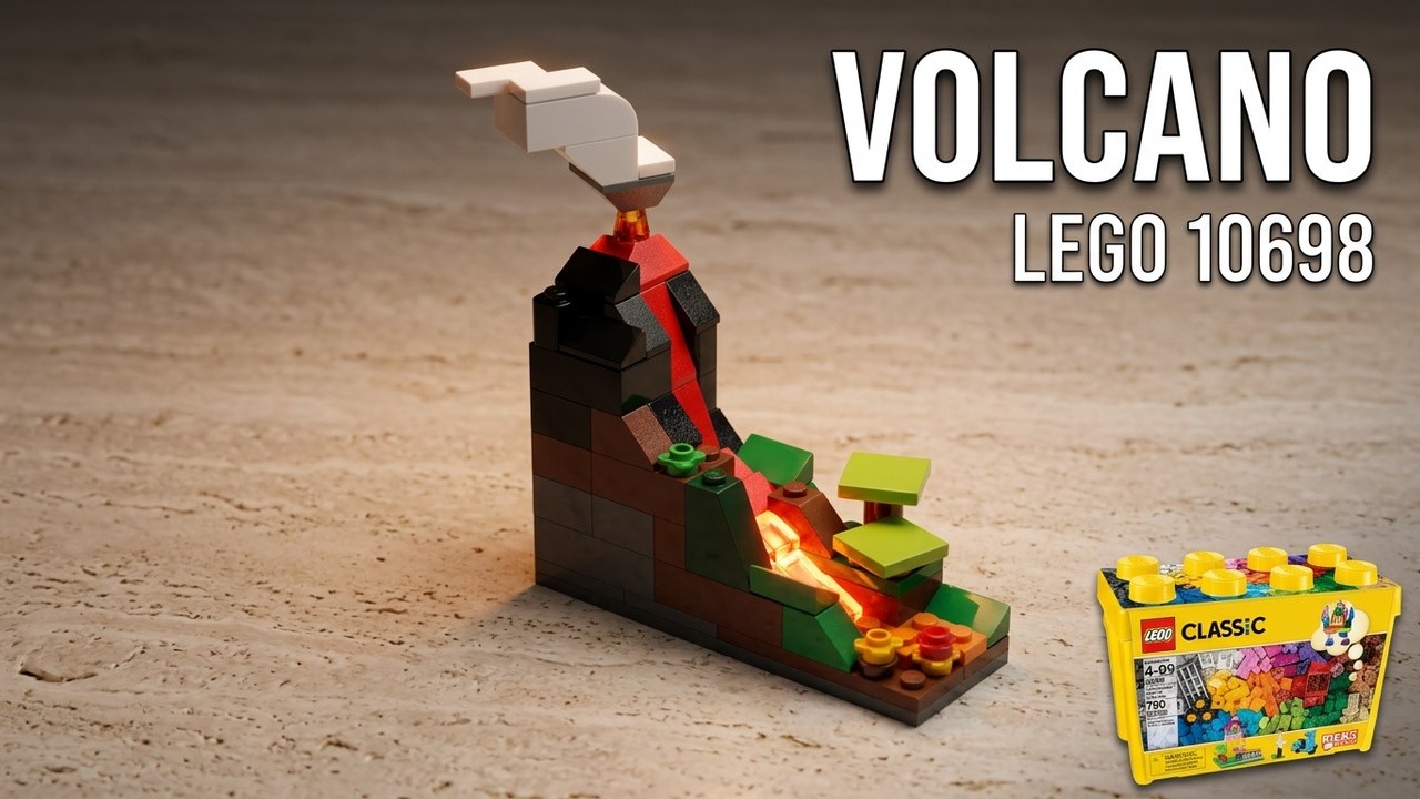 LEGO 10698 Volcano MOC 🌋 | Calm Build