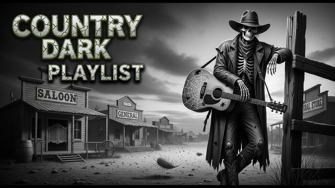 Dark Country Music Playlist 2025 | Haunted Halloween Outlaw Country & Spooky Western Songs