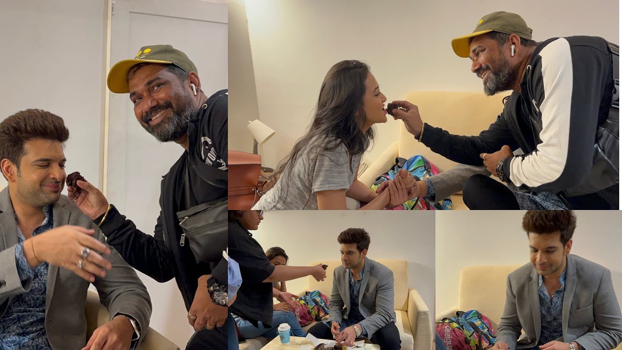 Karan Kundrra celebrates his birthday with his team & Tejasswi Prakash