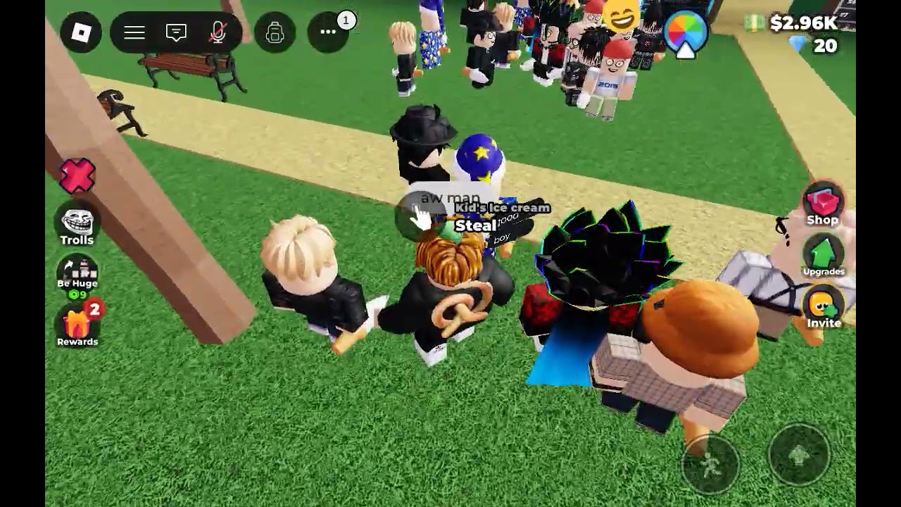 Playing steal ice cream from kids (part 1)