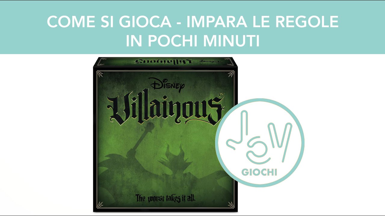 COME SI GIOCA - Villainous, meccaniche di gioco