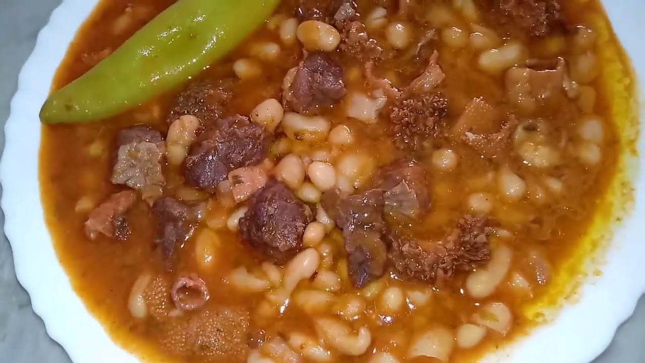 لوبيا البيضاء الجزائرية بالدوارة/بالكرشة/ تجي طايبة زبدة مع لصوص خاترة و ملبيةو البنة مضمونة100/100