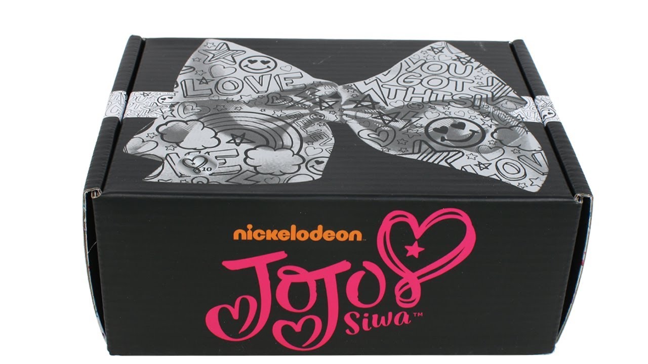 JoJo's Bow Club August 2018 Unboxing Toy Review Edition 10 Color Your Own Bow