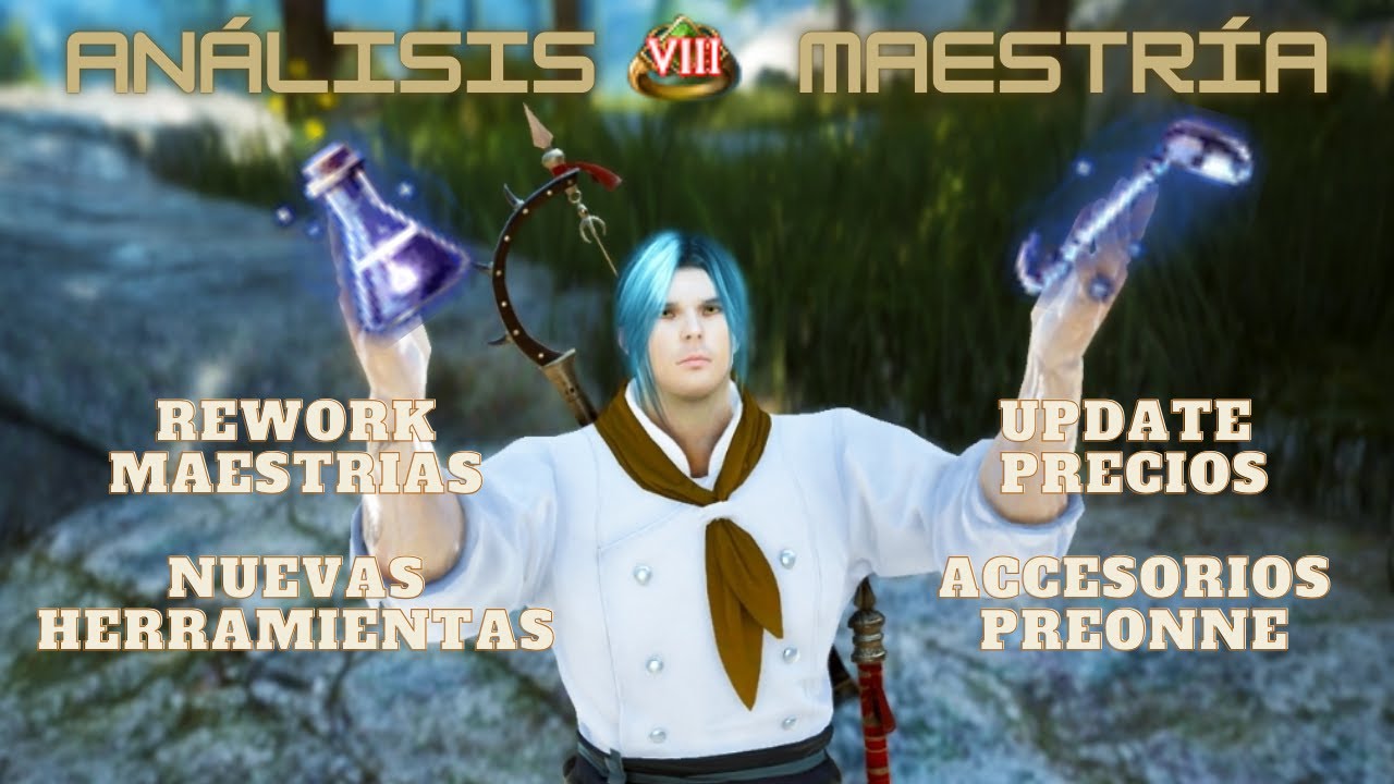 Black Desert | Nuevos equipos de life: accesorios de Preonne y 3k de maestría