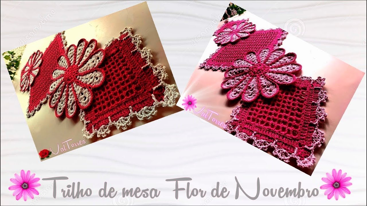 Trilho de Mesa Flor de Novembro