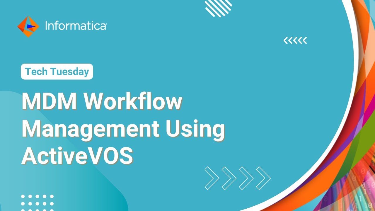 MDM Workflow Management Using ActiveVOS
