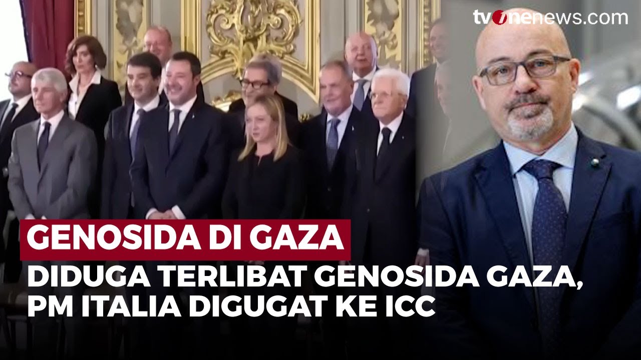 Diduga Terlibat Genosida Gaza! PM Italia & Bos Industri Senjata Digugat ke ICC | OneNews Update