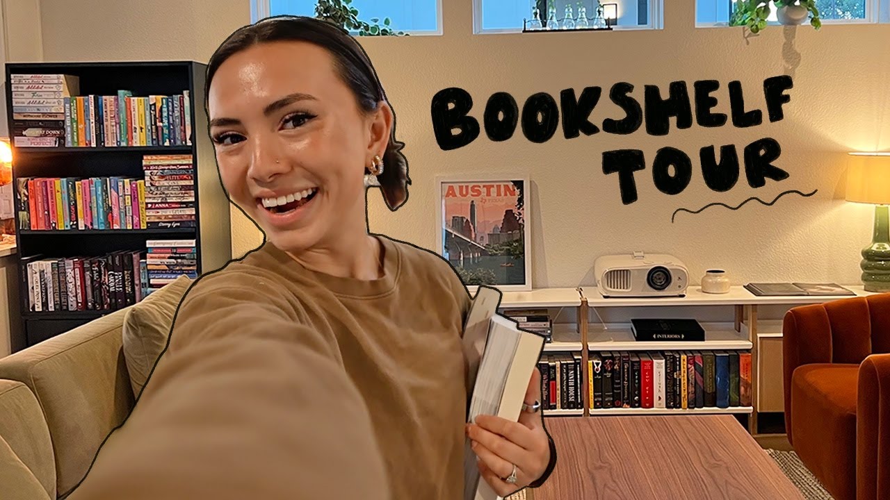 bookshelf tour & organizing my books in the new house!