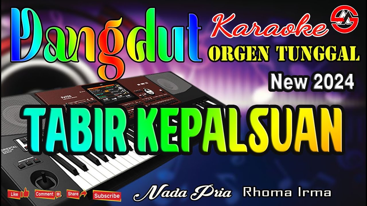 Tabir Kepalsuan - Karaoke Dangdut Orgen Tunggal (Nada Pria) Album Lawas Rhoma Irama
