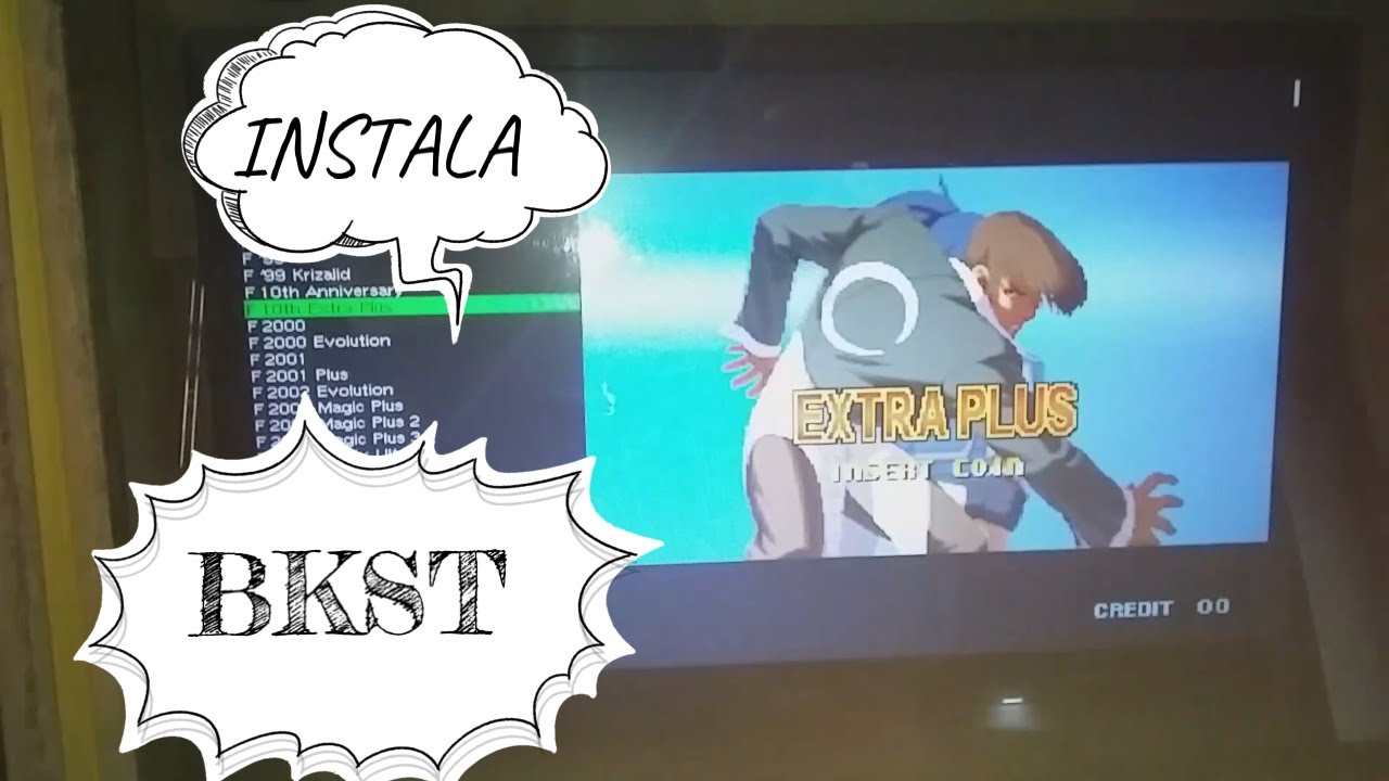 bkast como activar disco para maquinitas arcade (chavo)
