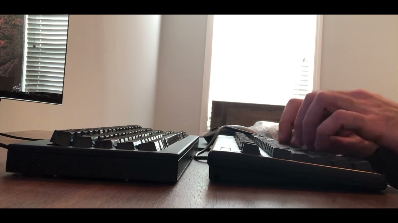IBM Model F Reproduction vs Silenced Realforce Topre 55g