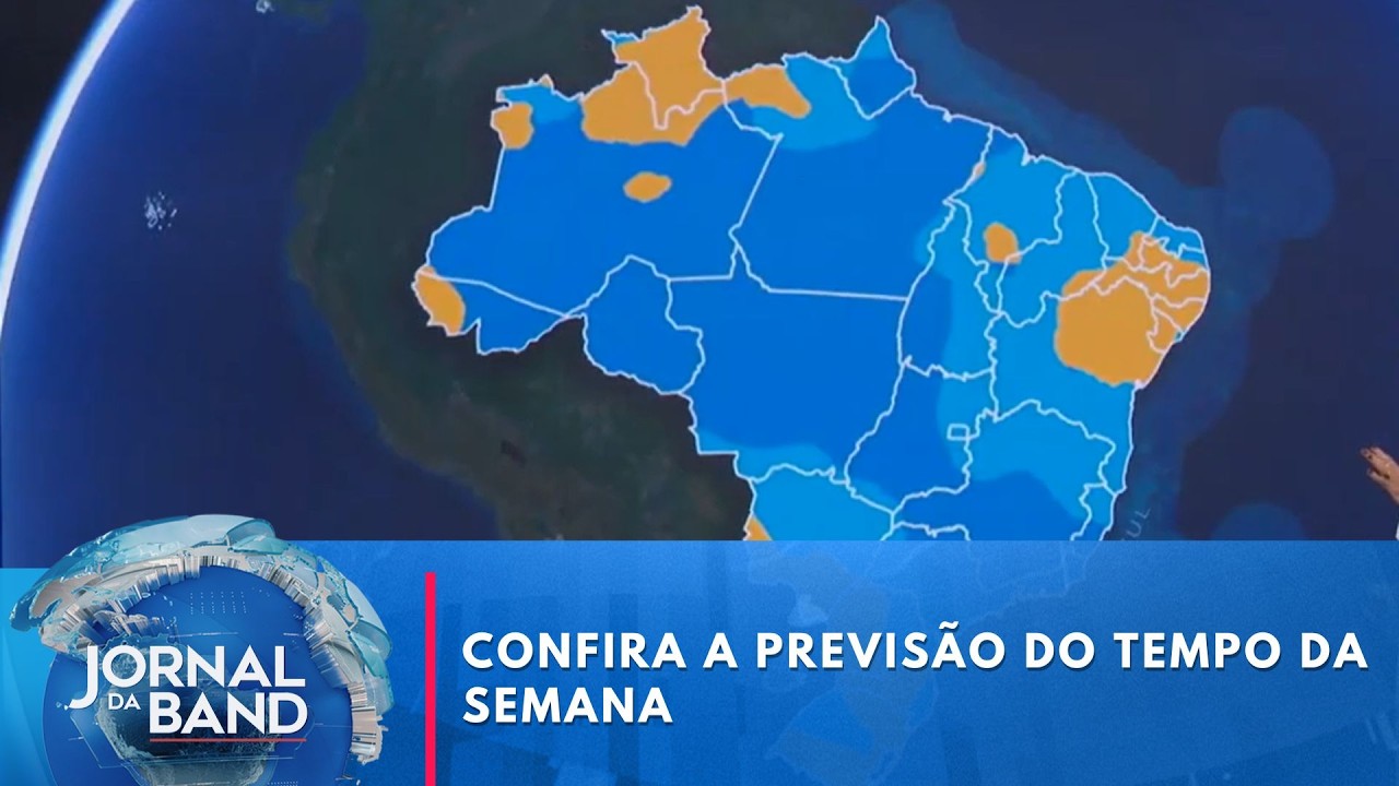 Previs&atilde;o do tempo: Temporais devem atingir S&atilde;o Paulo e Minas Gerais | Jornal da Band