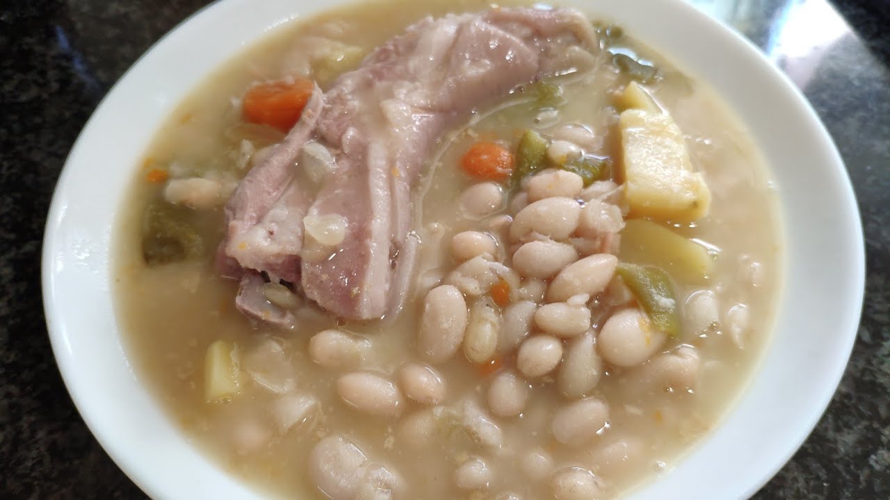 Cocido de judías blancas