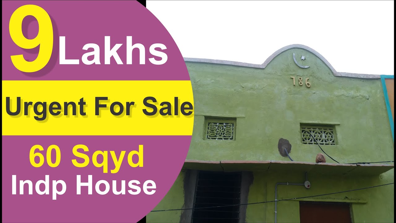 Low Budget House 9 Lakhs only Urgent For SALE @ Saheen Nagar (Muslim Locality  Call : 7995801737