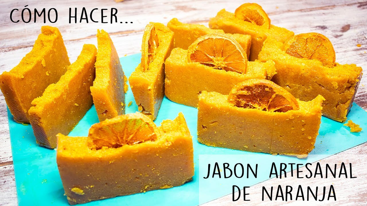 Receta y elaboración de jabón artesanal de naranja 🛁💦