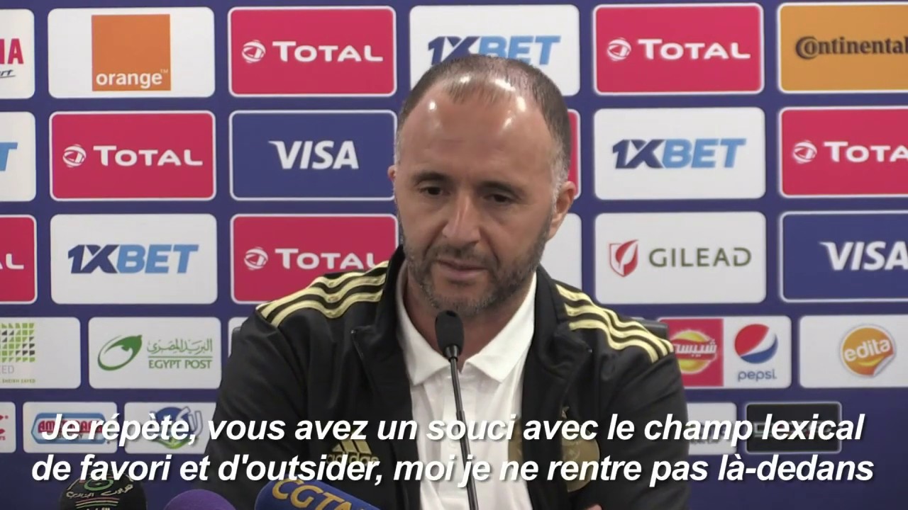 CAN-2019/Algérie: Belmadi agacé en conférence de presse | AFP News