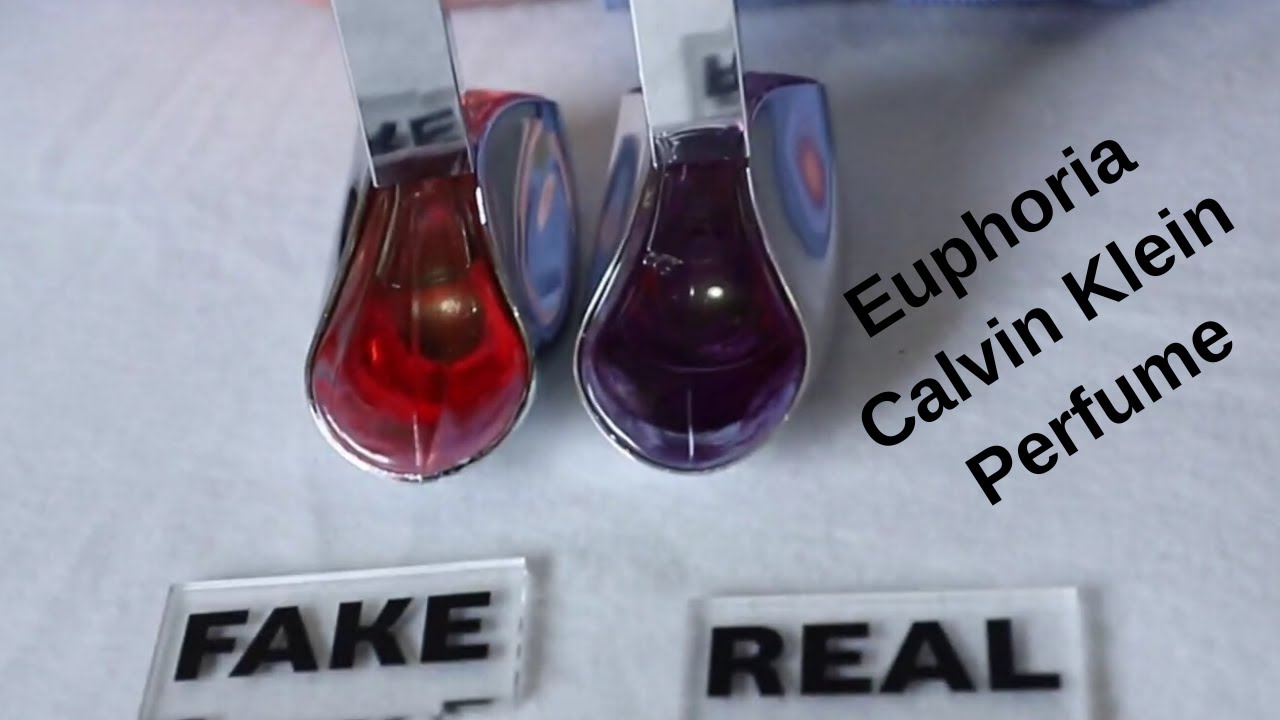 Fake vs Real Euphoria Calvin Klein Perfume