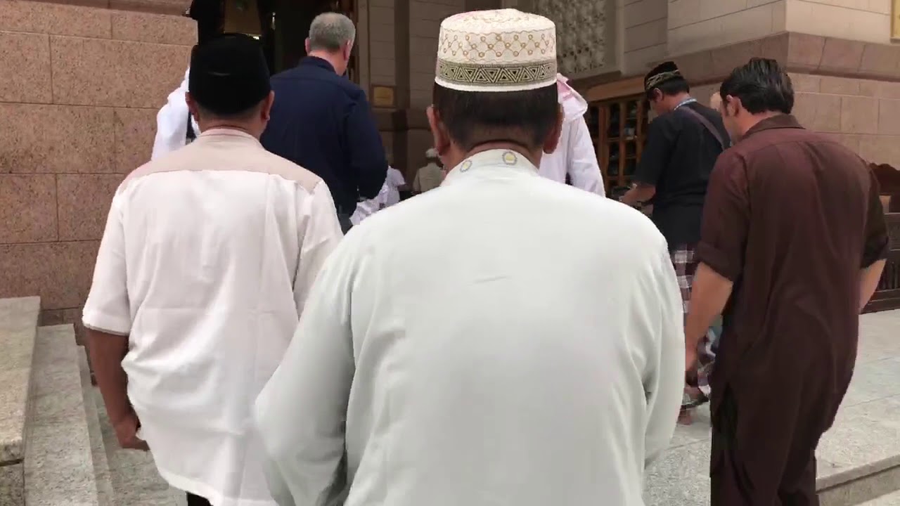 Izgled dvori&scaron;ta I unutra&scaron;njost Poslanikove a.s. džamije u Medini - 18.11.2017. Plav-Gusinje-Sandžak