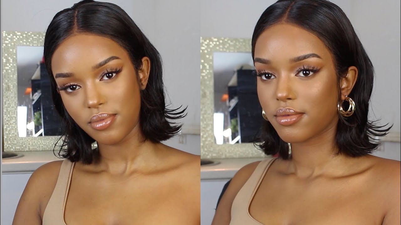 90’s INSPIRED BROWN/NUDE SIMPLE MAKE UP LOOK | Only Bells