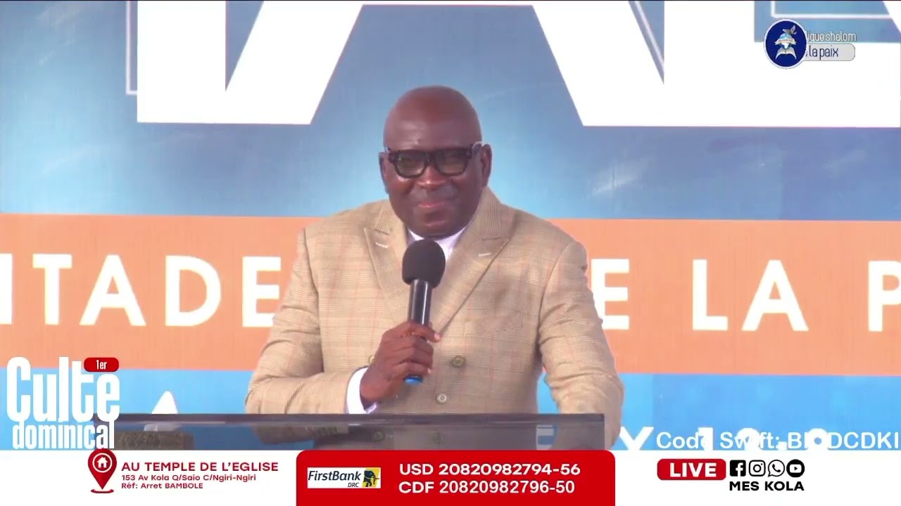 CULTE FRANCOPHONE DIM 25 JAV 2026 AVEC LE REV. VALENTIN MAZAYAKANA