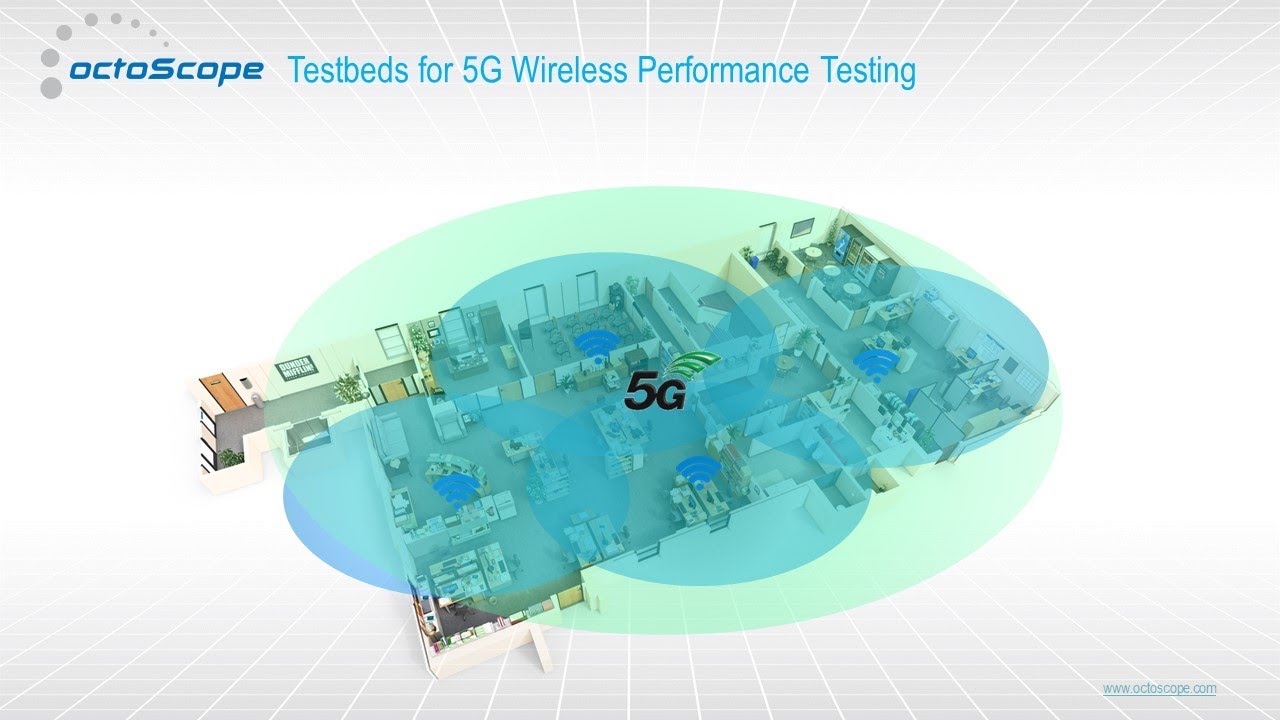 octoScope testbeds for 5G wireless performance testing