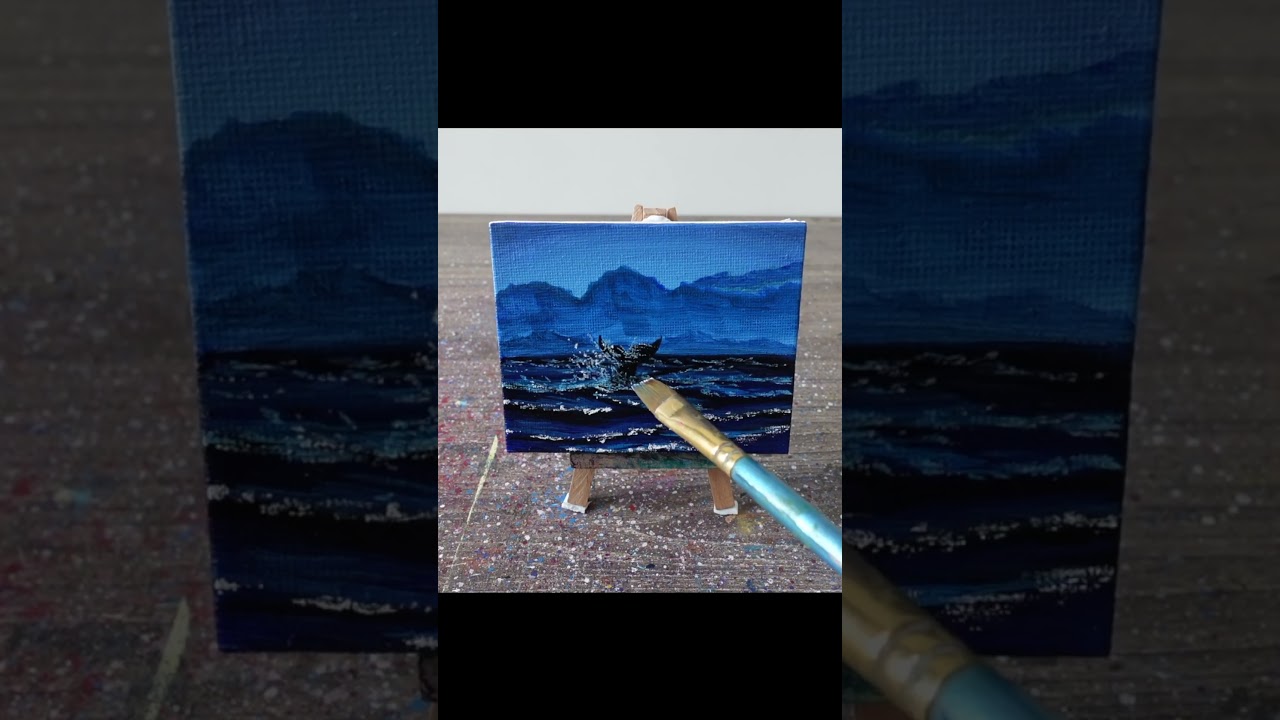 Easy Acrylic Painting / Acrylic painting for Beginners 