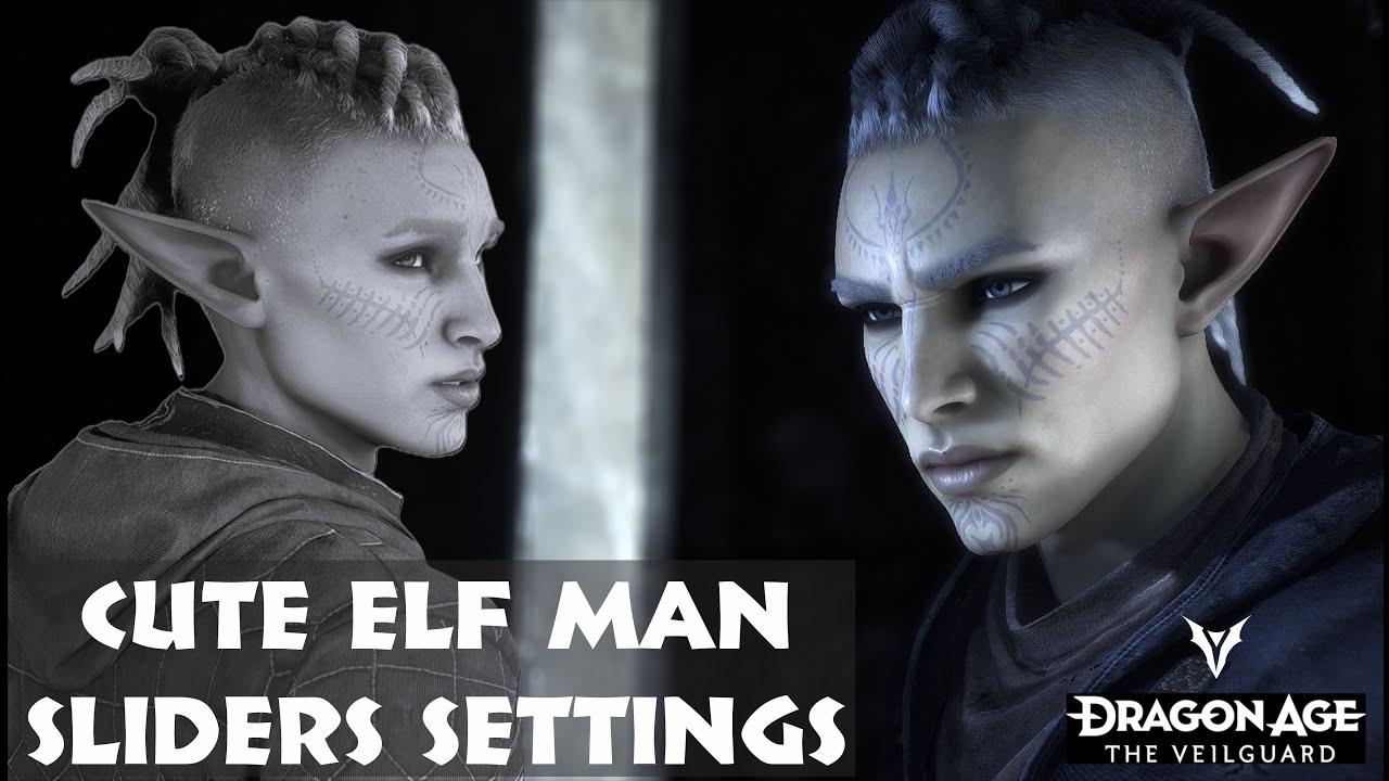 Dragon Age : The Veilguard | Tyl | Elf Man Sliders - A cute character creation