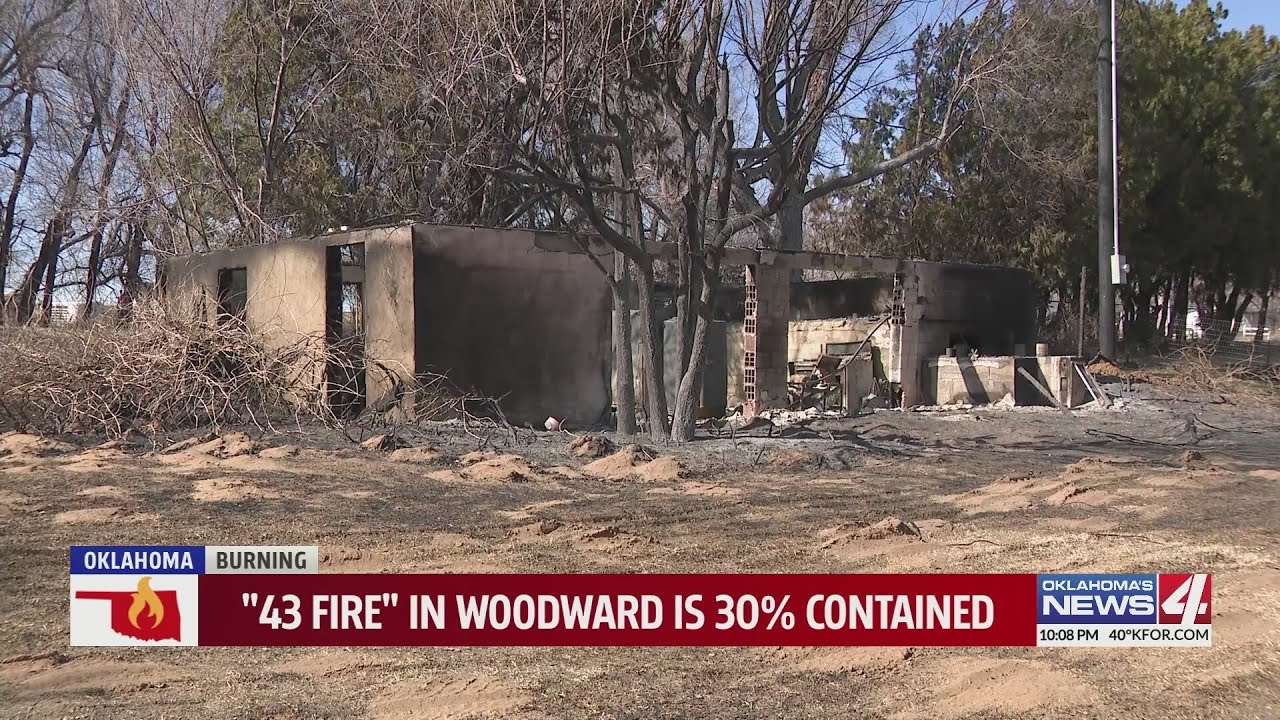 '43 Fire' in Woodward is 20% contained