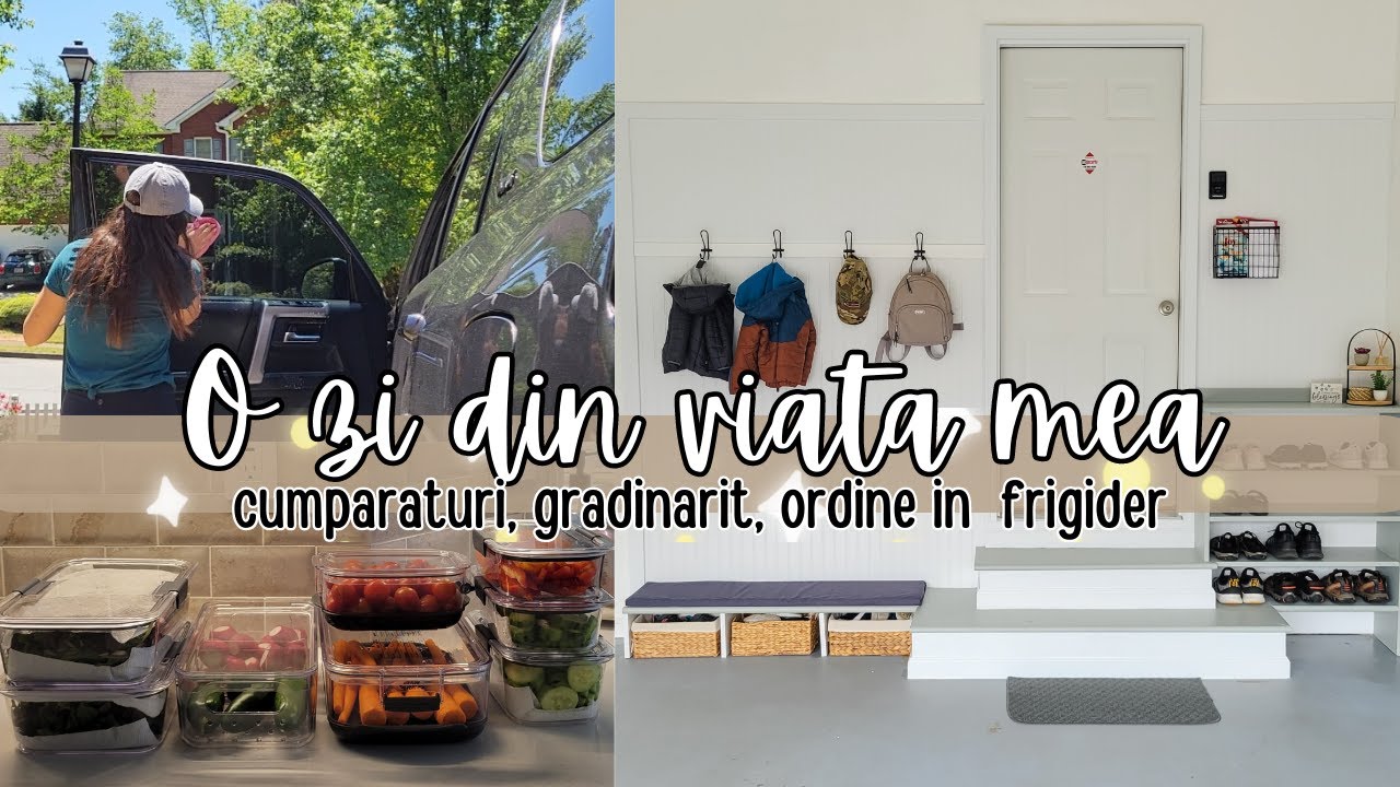 O zi din viata mea | Cumparaturi, gradinarit si  multe activitati casnice
