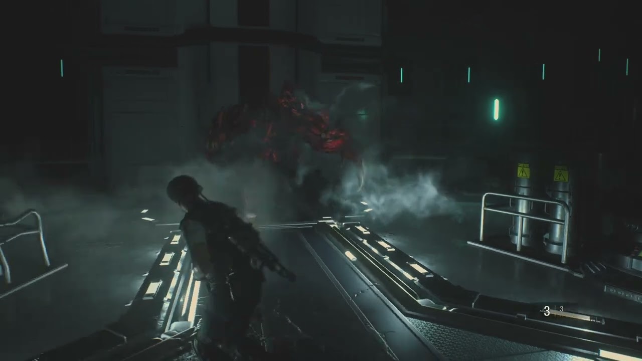RE2R G stage 3 hardcore boss fight