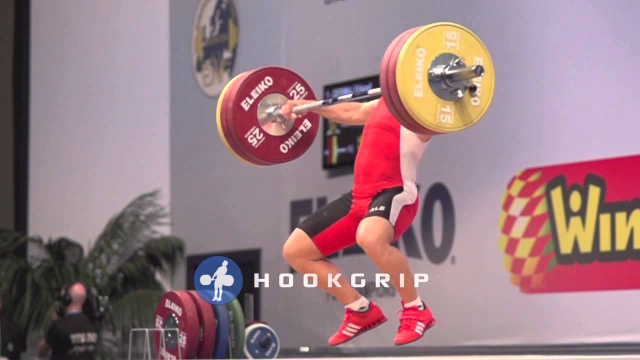 Erkand Qerimaj (77) - 155kg Snatch