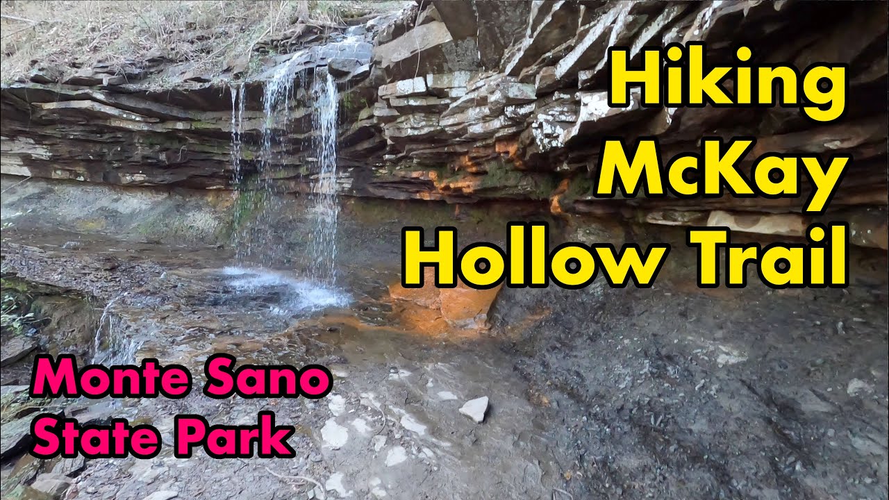 Hiking the McKay Hollow Trail in Monte Sano State Park in Winter