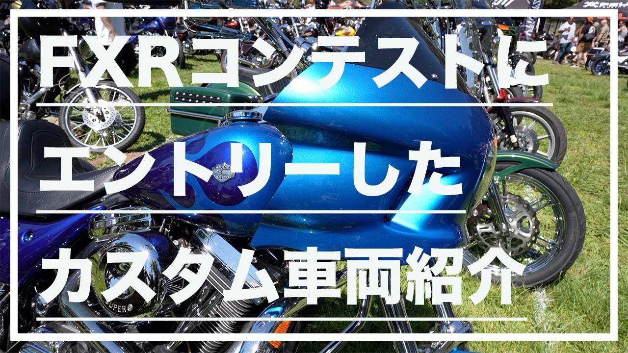 【VLOG】FXRコンテストにエントリーしたカスタム車両紹介(Born Free 2024)