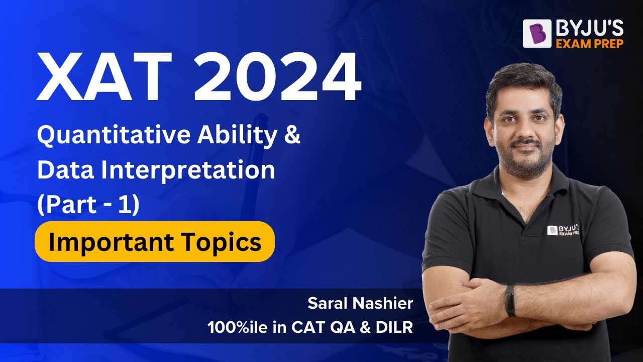 XAT 2024 Important Topics | Quantitative Ability & Data Interpretation | Part 1 | #xat2024 #xatexam