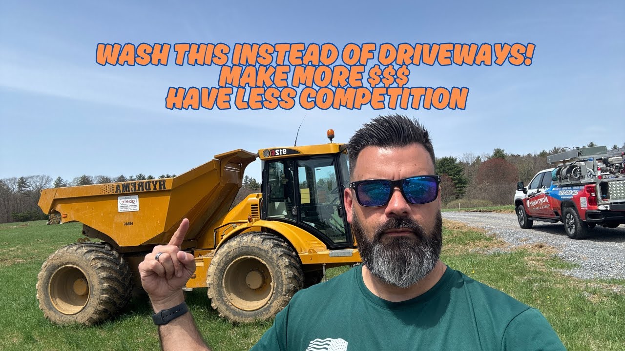 Stop Pressure Washing Houses... Wash Construction Equipment Instead 🚜
