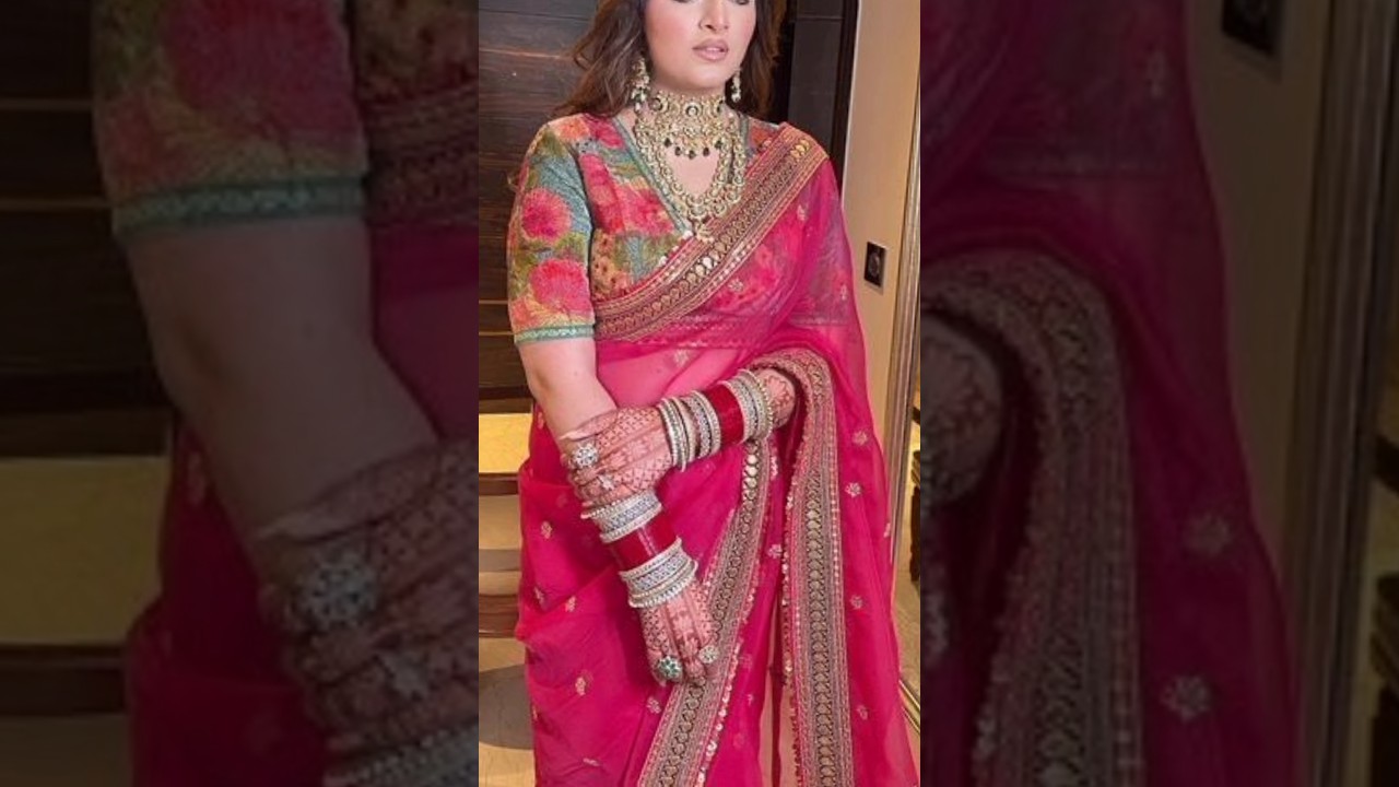 ❤️✨Beautiful designer partywear latest fancy unique saree #designer #partywear #fancy #saree