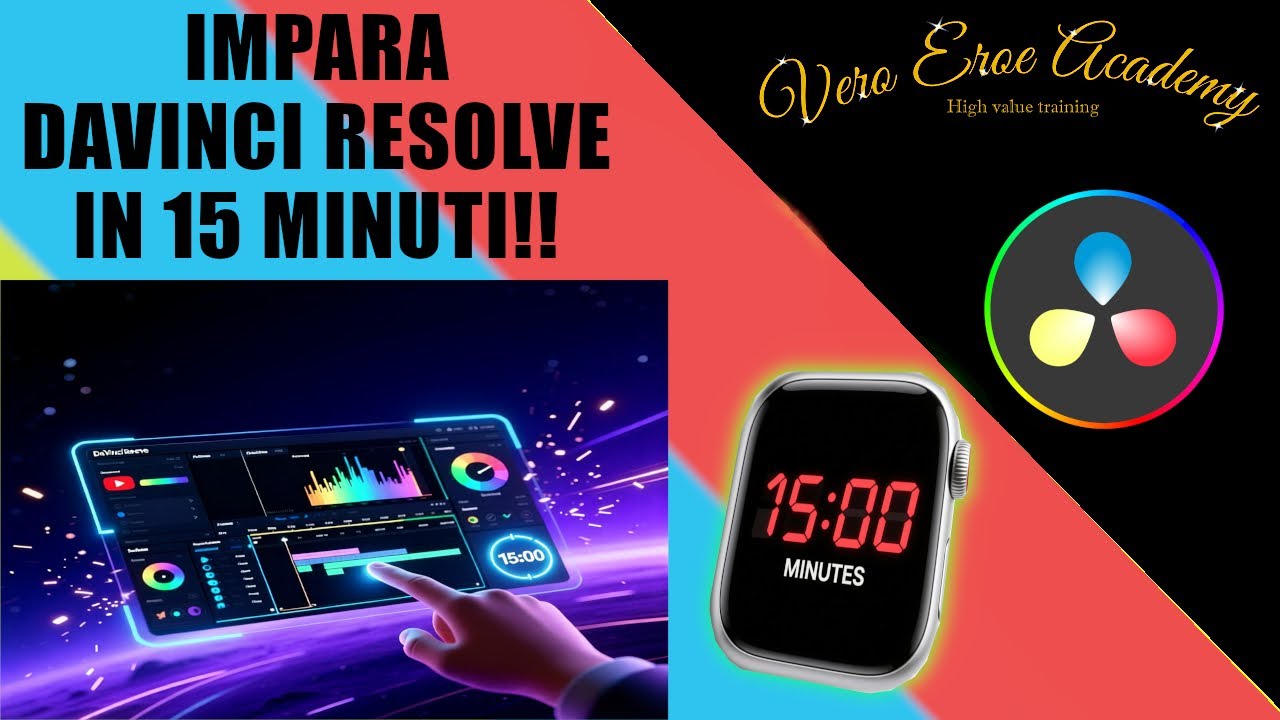 Impara Davinci Resolve in 15 minuti!