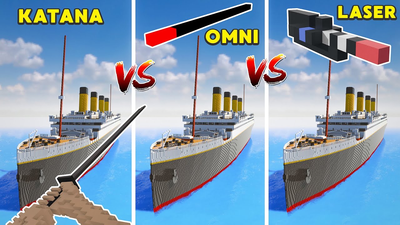 Three Cutters vs TITANIC | Teardown
