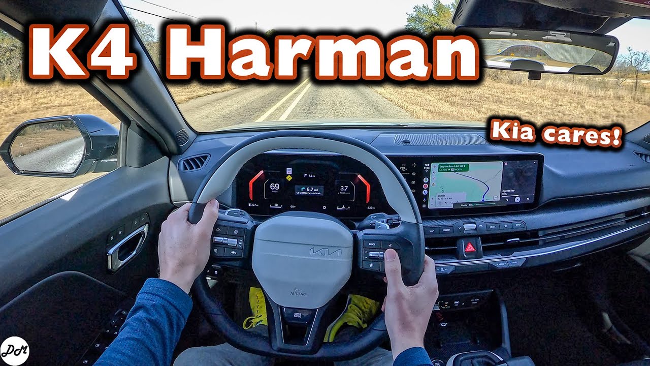 2025 Kia K4 – Harman Kardon 8-speaker Sound System Review