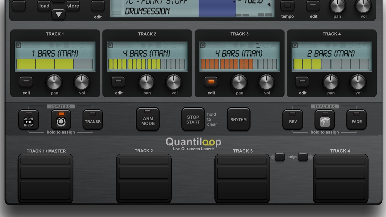 Quantiloop 2 Tutorial (Serial Master, FX, Arm Mode)